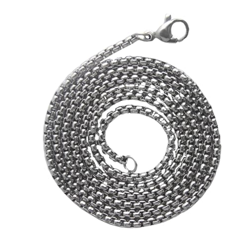 Baluue Edelstahl Halskette Damen Schlangenkette Ohne Anhänger Einfacher Stil Schmuckaccessoire für Alltag und Büro von Baluue