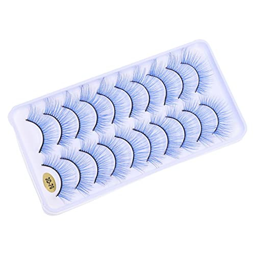 Baluue 10paare Halloween Fake Wimpern Natürliche Weiche Falsche Wimpern Für Frauen Für Kostüme Fotografie Und Tägliches Tragen von Baluue