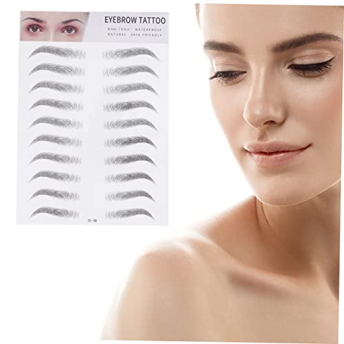 Baluue 2stücke Augenbrauen Aufkleber Haarähnliche Imitation Einfach Zu Verwenden Temporäre Augenbrauen Für Und Schwarz Baluue 2stücke Augenbrauen Aufkleber Haarähnliche Imitation Einfach Zu Verwenden Temporäre Augenbrauen Für Und Schwarz von Baluue