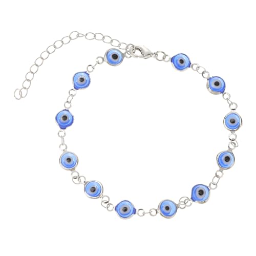 Baluue Einstellbares Evil Eye Armband Damen und Herren Perlen Armband Türkisches Auge Schmuck Modeschmuck Hautfreundlich Komfortabel Geschenk von Baluue