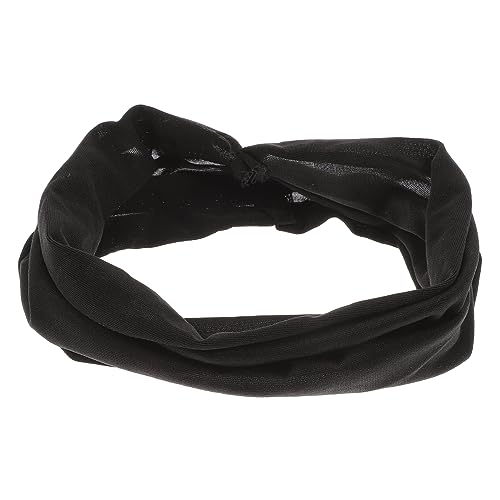 Baluue Frauen Nonslip Stirnbänder Elastisches Haarband Yoga Kopfband Schwarz Schweißabsorbierend Für Sport Und Freizeit Dehnbar Und Bequem Für Kopfgrößen von Baluue