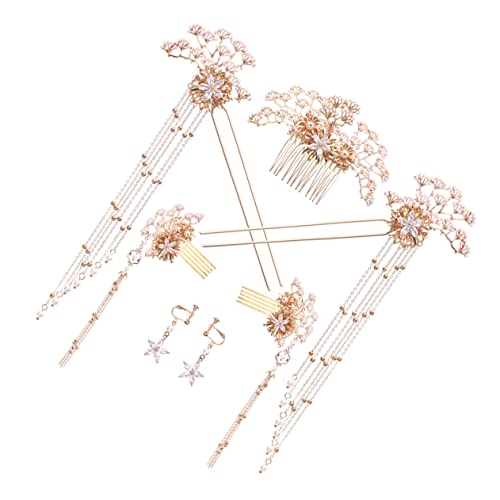 Baluue 7stücke Teiliges Vintage Haarnadel Set Mit Troddel Chinesische Haarnadeln Für Hochzeiten Braut Und Besondere Anlässe Eleganter Haarschmuck Für Damen von Baluue