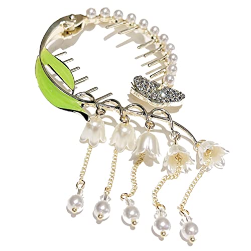 Baluue Pferdeschwanz-haarspange Mit Quastenkette -design Für Frauen Haarspange Für Pferdeschwanz Haarklammern Mittelgroß Für Verschiedene Frisuren von Baluue