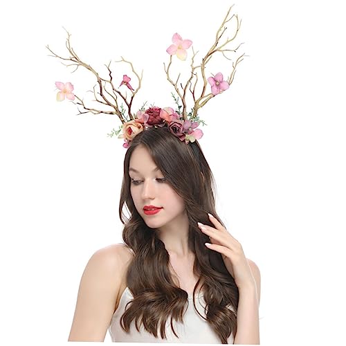 Baluue Weihnachtliches Rentier-haarband Mit Elchgeweih Lustiger Kopfschmuck Für Erwachsene Für Weihnachtsfeiern Und Karneval Bequem Und von Baluue