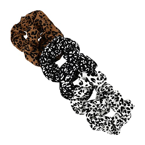 Baluue Elegantes Haargummi Aus Leopardenfell 6 Stück Haarseile für Pferdeschwanz Haarbänder für Frauen und Mädchen Elastisch von Baluue