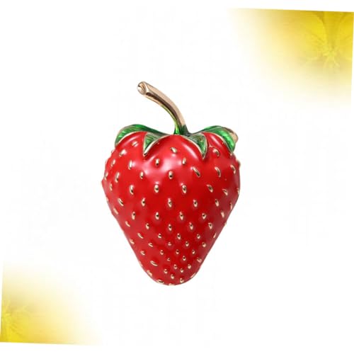 Baluue Erdbeer brosche Brustpin für Kreative Frucht corsage Anstecknadel Langlebige Schmucknadel für Kleid Schal Tasche Modischer Anstecker für Mädchen von Baluue
