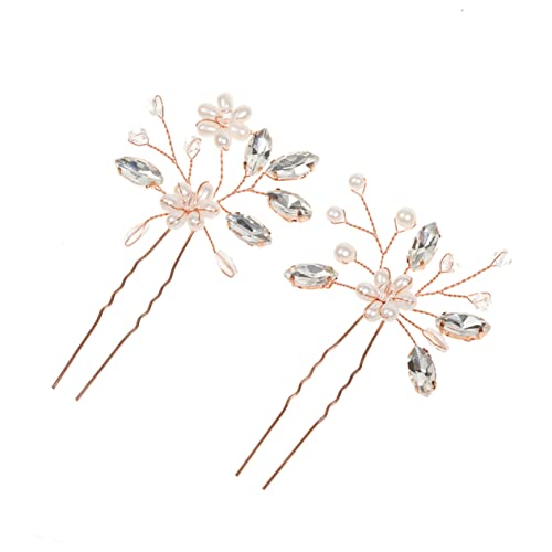 Baluue Exquisites Haar-kopfschmuck-set für Brauthochzeiten Blumenmuster Party-accessoires für Mädchen von Baluue