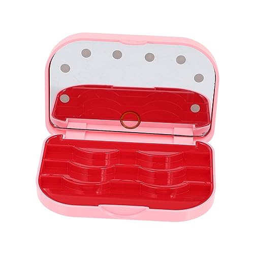 Baluue Led Wimpern Organizer Mit Spiegel Tragbare Aufbewahrungsbox Für Falsche Wimpern Mit Led-licht Für Reisen Und Täglichen Gebrauch Praktische Und Kompakte Lash Case von Baluue