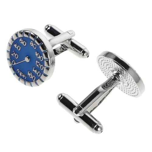Baluue Französische Manschettenknöpfe Speedometer Design Langlebig Leicht für Herren Hochzeits und Business Accessoires von Baluue