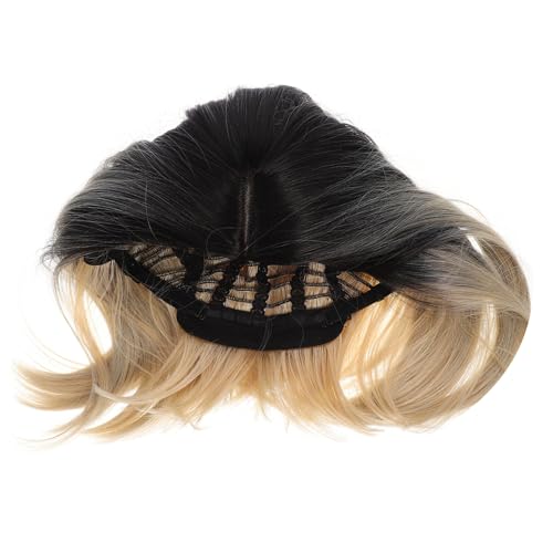 Baluue Gradient Bob Perücke Für Damen Synthetische Kurzhaarperücke Hochtemperaturbeständig Für Cosplay Halloween Partys Und Täglichen Gebrauch Handgefertigt Und Waschbar von Baluue
