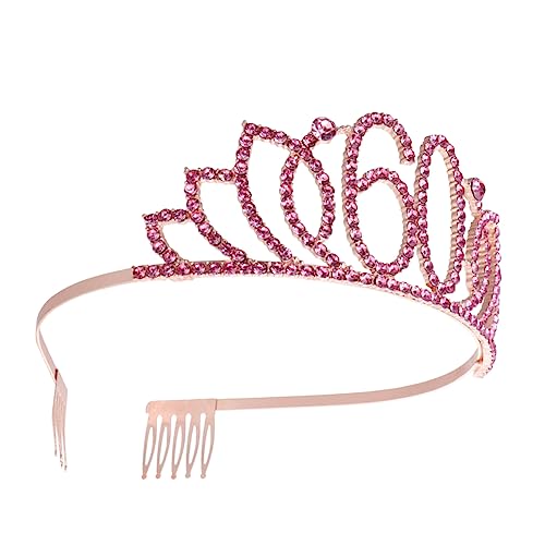 Baluue Elegante Kopfbedeckung Für Frauen Zahlenkrone Und Rose Einzigartige Geburtstagstortendekoration von Baluue