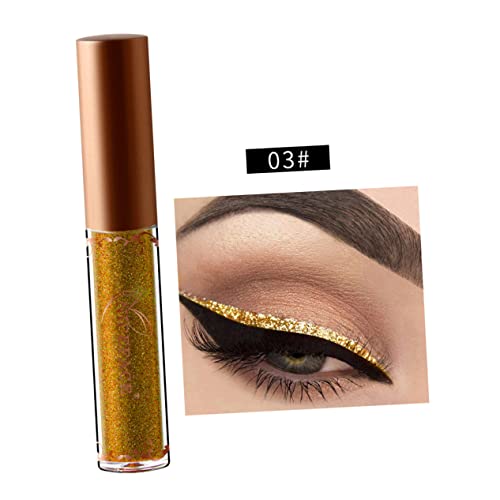 Baluue Flüssiger Eyeliner Metallisch Glänzend Schatten Glitzer Hochflüssiger Eyeliner Make-up-kosmetik von Baluue