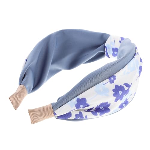 Baluue Knotted Headband Mit Blumenmuster Haaraccessoire Für Yoga Und Vintage-stil Dekoratives Damen Haarband Vielseitig Einsetzbar von Baluue
