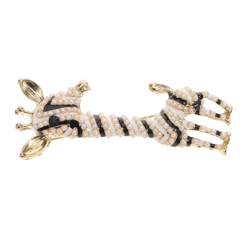 Baluue Giraffen brosche mit Künstlichen Perlen Modische Emaille anstecknadel aus Hochwertiger Legierung Stilvolles Accessoire für Damenjacken Kleider und Schals Vielseitiger Modeschmuck von Baluue