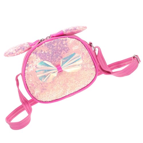 Baluue Glitzernde Schleifen Umhängetasche Kleine Schultertasche Mädchen Portemonnaie Mit Pailletten Dekorativ Für Alltag Party Reise von Baluue