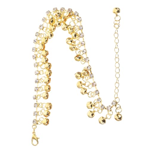 Baluue Glockenkette Knöchelkette Strand Damenketten Fußkettchen Für Quastenarmbänder Frauen Fußkettchen Damen-knöchelarmband-schmuck Glocke Legierung Golden von Baluue