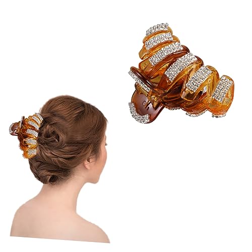 Baluue Große Haarspangen Mit Strasssteinen Aus Acryl Haarschmuck Für Frauen Und Damen Haarstyling-tools Friseurwerkzeugen Zum Zurückhalten Von Nassen Oder Frisierten Haaren von Baluue