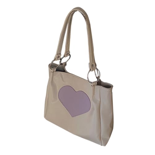 Baluue Große Kapazität Tote Handtasche Damen Schultertasche Modisch Vielseitig für Uni Büro Alltag Geeignet Eleganter Shopper Bag in Cremeweiß von Baluue