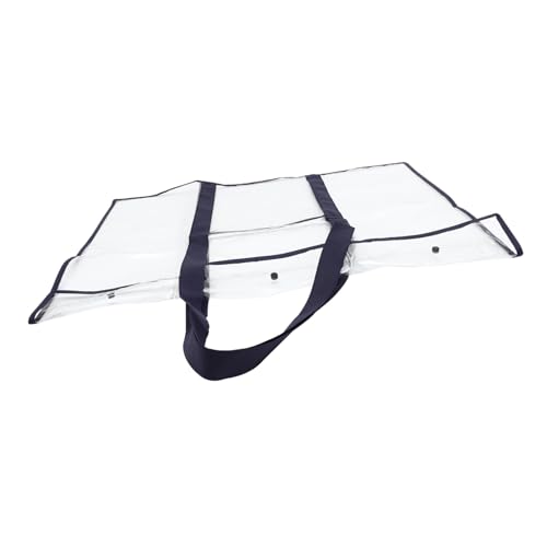 Baluue Große Transparente PVC Aufbewahrungstasche mit Tragegriff Strapazierfähige Dokumenten Zeichenbretttasche Vielseitige Handtasche für Malutensilien und Ordner Praktische von Baluue