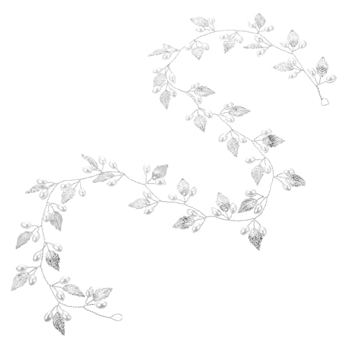 Baluue Haarreif Mit Blattmotiv Und Perlen Für Damen Brautschmuck Aus Legierung Stirnband Für Hochzeiten Bälle Und Festivals Haaraccessoire Für Besondere Anlässe von Baluue