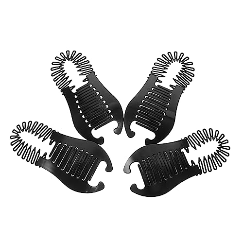 Baluue 4stücke Teiliges Flexible Bananen-haarclips Für Damen Interaktive Haarbürsten Geeignet Für Verschiedene Haartypen Für Flechten Und Kreative Frisuren von Baluue