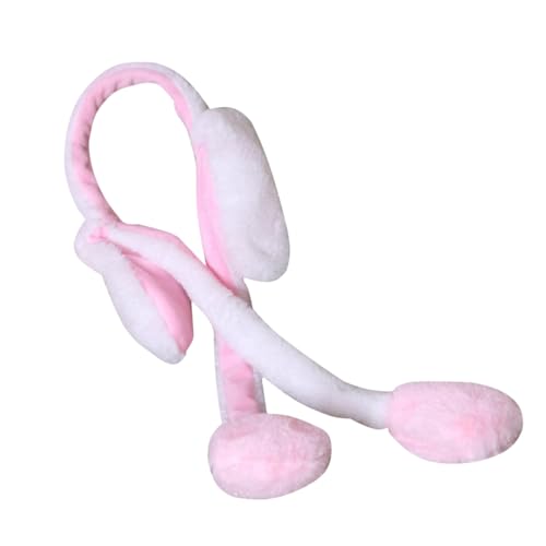 Baluue Bewegliches Plüsch-haarband Mit Hasenohren Tierohren-stirnband Für Mädchen Haarschlaufe Zum Bewegen Der Ohren Süße Kopfbedeckung Für Partys Und Cosplay von Baluue