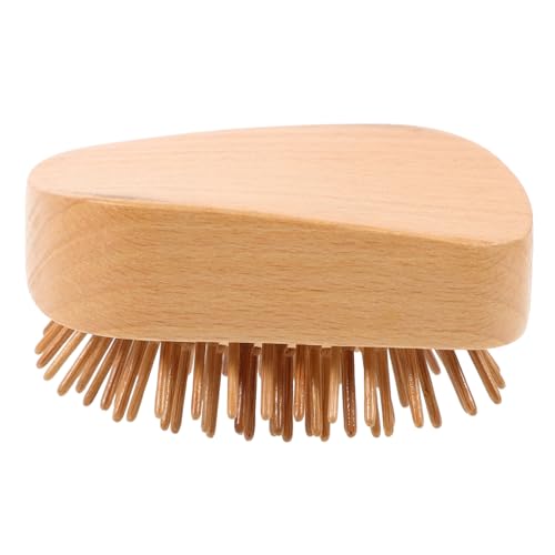 Baluue Kleine Detangling-haarbürste Aus Buchenholz Sanfte Kopfhautmassage Für Dünnes Haar Für Junge Mädchen Und Erwachsene Leicht Tragbar Vielseitig Einsetzbar von Baluue