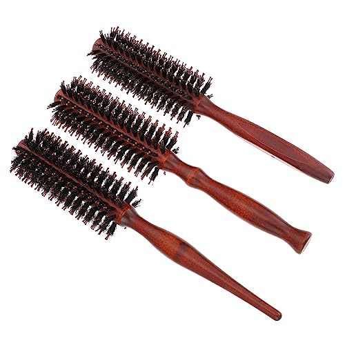 Baluue 3stücke Teiliges Runder Wildschweinborsten-haarbürsten Mit Ergonomischem Holzgriff Zum Entwirren Und Stylen Für Männer Und Für Haartypen Geeignet Baluue 3stücke Teiliges Runder Wildschweinborsten-haarbürsten Mit Ergonomischem Holzgriff Zum Entwirren Und Stylen Für Männer Und Für Haartypen Geeignet von Baluue
