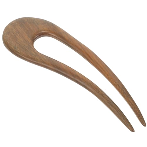 Baluue Holz Haarnadeln Französisch Haarstäbe U-förmige Haarnadeln Für Dickes Haar Haarschmuck Accessoires Für Langes Haar Für Frauen von Baluue