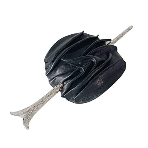 Baluue Haarstab Aus Leder Und Legierung Haarknotenhalter Clip Für Damen Geeignet Für Haartypen Schlicht Und Elegant Sicher Und Fest von Baluue