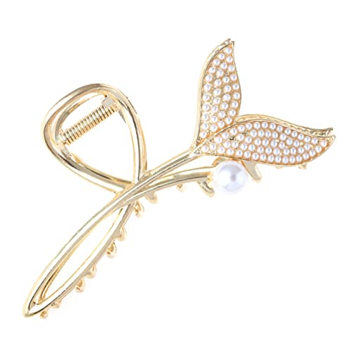 Baluue Haarnadel Haarkralle Für Mädchen Kinderhaaraccessoires Für Mädchen Große Krallenclips Für Dickes Haar Haarschmuck Aus Strass Haarspangen Mit Fischschwanz Kieferclips Legierung von Baluue