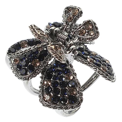 Baluue Schmetterling Haarspange Mit Strass Haarklammer Für Frauen Pferdeschwanz Klammern Haarschmuck Für Party Hochzeit Geburtstag von Baluue