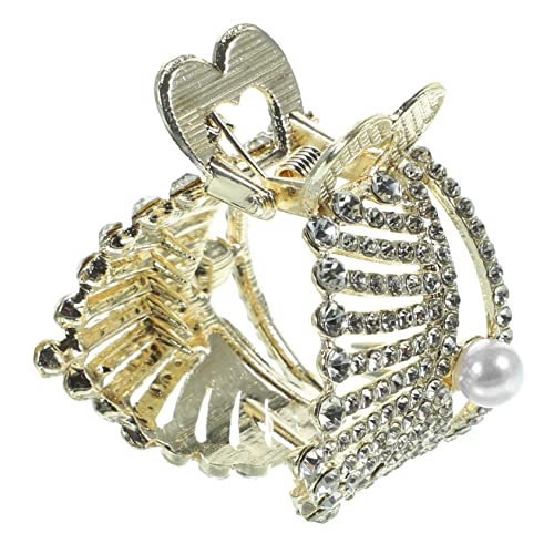 Baluue Haar Clip Mit Krone Und Strass Eleganter Pferdeschwanz Für Damen Und Mädchen Für Partys Hochzeiten Und Alltag von Baluue