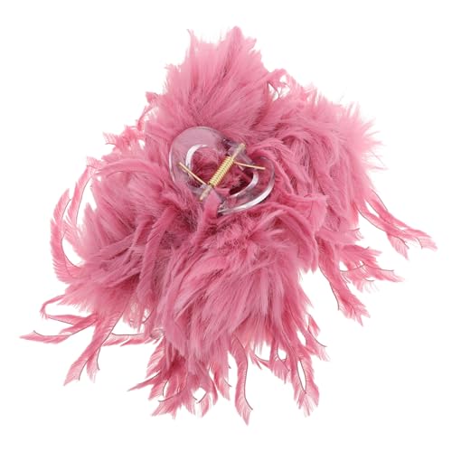 Baluue Flauschige Krallenklammern Für Dickes Haar Große Haarklammern Aus Kunstfell Rutschfeste Haarspangen Für Damen Weiche Haarklammer Für Frauen Und Mädchen Haarstyling-zubehör von Baluue