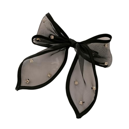 Baluue Spitze Haarschleife Clip Mit Strass Für Frauen Haarspange Aus Spitze Für Losem Haar Haarschmuck Für Party Arbeit Und Alltag von Baluue