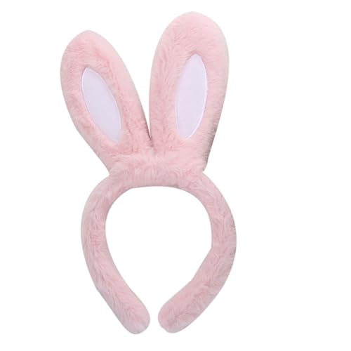 Baluue Haarreif Mit Hasenohren Plüsch-stirnband Für Damen Osterhase Ohren Stirnband Entzückendes Haarschmuck Accessoire Für Partys Und Feiern von Baluue