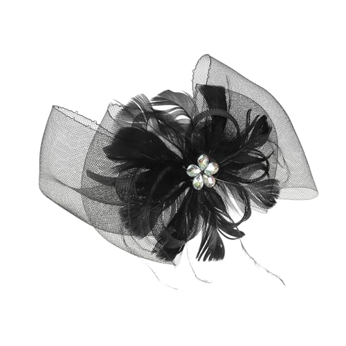 Baluue Mesh Haarschmuck Mit Federn Und Spitze Stereoskopischer Haarreif Für Partys Hochzeiten Und Fotoshootings Elegantes Accessoire Für Damen Für Karneval Und Kostümpartys von Baluue