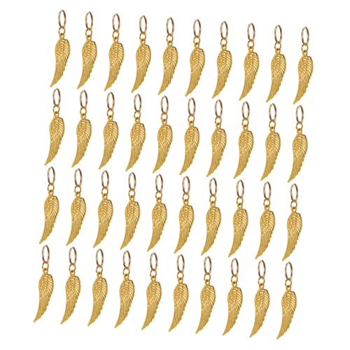 Baluue 40stücke Haarflechtring Aus Legierung Dekorative Dreadlock Ring Anhänger Haarschmuck Ringe Haar Accessoire Für Zöpfe Frisuren von Baluue