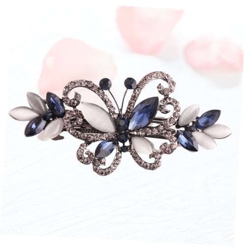 Baluue Retro Haarklammer Für Damen Einzigartiger Blauer Haarschmuck Elegantes Design Für Partys Und Besondere Anlässe Langlebige Haarspangen Für Frauen Und Mädchen von Baluue