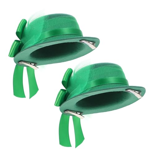 Baluue Haarspange in Hutform Grün Kopfbedeckung Für St Patrick's Day Aus Papier Und Pet Langlebig Und Komfortabel von Baluue