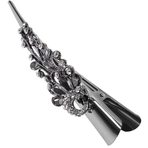 Baluue Entenschnabel Haarklammer Für Damen Vintage Haarclip Mit Strass Für Hochzeiten Partys Und Besondere Anlässe Schützt Haar Und Hinterlässt von Baluue