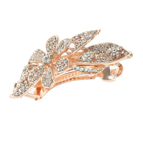 Baluue Blumen-haarspange Mit Strass Eleganter Haarclip Für Damen Großer Friseur-haarclip Haarschmuck Für Besondere Anlässe Und Alltag von Baluue