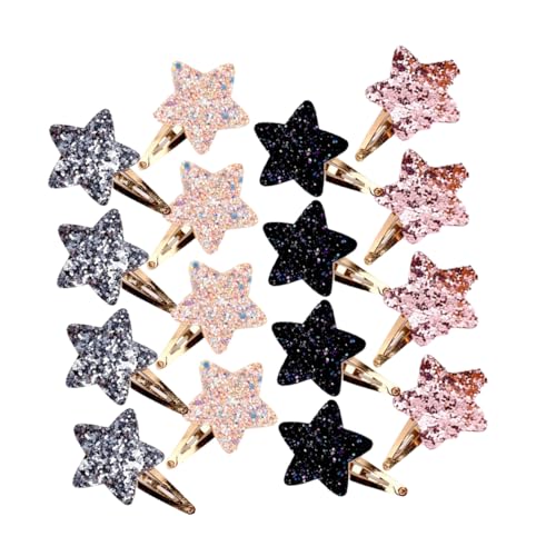 Baluue 16stücke Stern Haarspangen Stern Haarschmuck Clip Haarspangen Für Damen Clip Haarschmuck Für Styling von Baluue