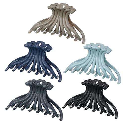 Baluue 5stücke Große Haarspangen Chrysantheme Klammer Für Frauen Haar Clips Aus Kunststoff Geeignet Für Dickes Haar Haarspangen Für Verschiedene Frisuren von Baluue