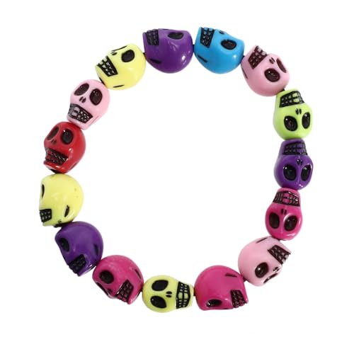 Baluue Halloween Schädel Perlen Armband Männer Punk Stil Modisch Extravaganter Schmuck für Party Club Geschenk Baluue Halloween Schädel Perlen Armband Männer Punk Stil Modisch Extravaganter Schmuck für Party Club Geschenk von Baluue