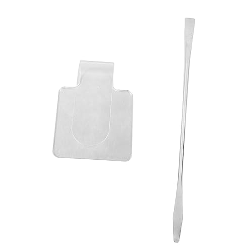 Baluue 2stücke Professionelle Handheld Make-up Spatel Kosmetische Make-up Kunst Werkzeuge Für Acryl Und Makeup Paletten Zum Auftragen Von Foundation Primer Und Eyeliner von Baluue