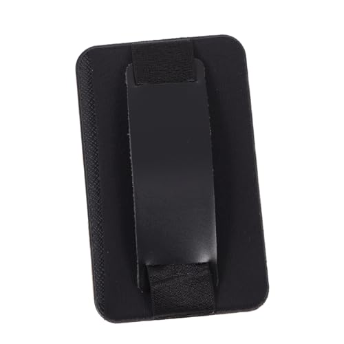 Baluue Handy Kartenhalter Selbstklebend Schwarz Tragbare Rücken tasche für Kreditkarten und Bargeld Installieren Kompatibel mit Mobiltelefonen Praktisch und Langlebig von Baluue