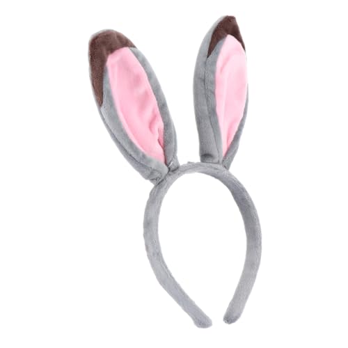 Baluue Plüsch Hasenohr Stirnband Haarband Für Party Dress up Prop Cartoon Haar Accessoire Für Karneval Ostern Halloween Festivitäten von Baluue