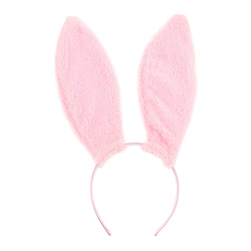 Baluue Dekoratives Hasenohr Haarband Aus Flanell Rosa Verstellbar Für Damen Für Kostümpartys Und Rollenspiele von Baluue