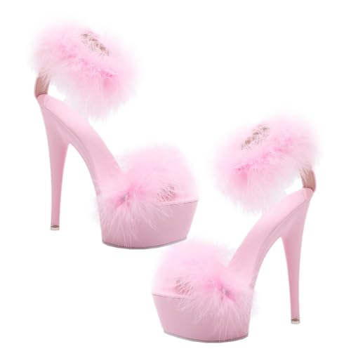 Baluue High heeled Sandals Damen Rutschfest Stylische Absatzschuhe für Arbeit Shopping und Freizeit Zufällige Farbe Zufällige Farbe von Baluue